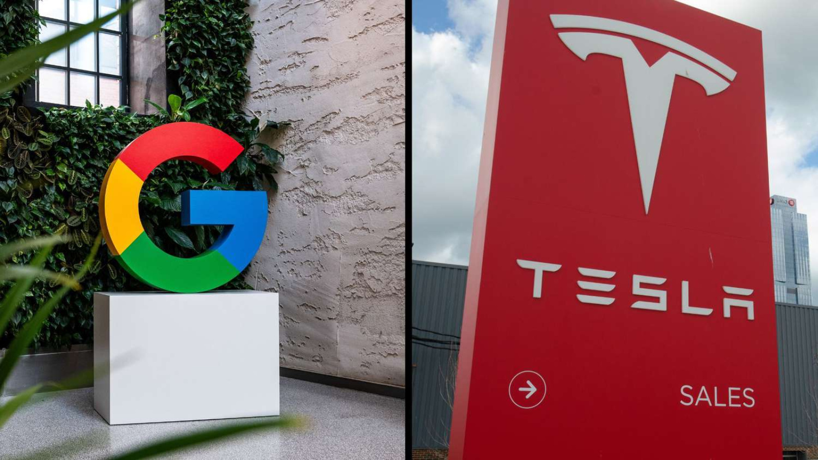 Корпорации Alphabet и Tesla