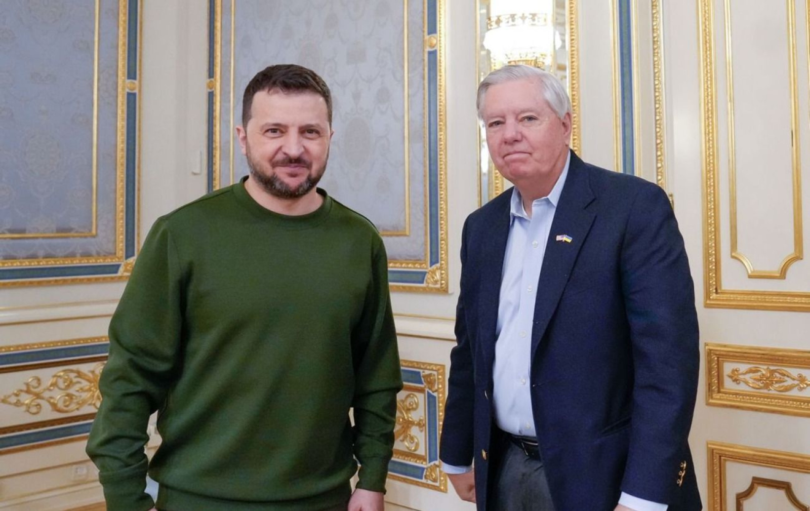 Владимир Зеленский и Линдси Грэм