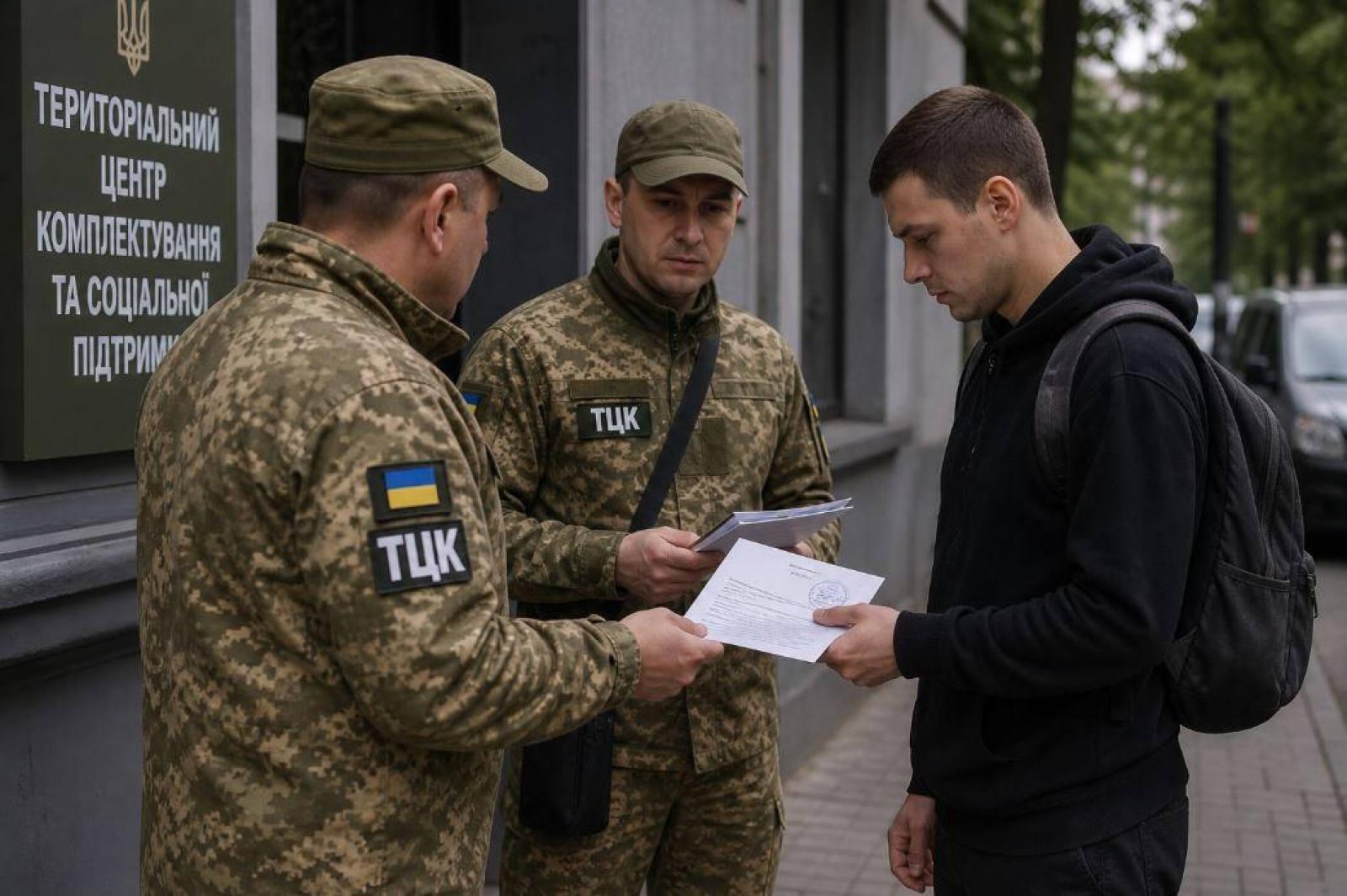Сотрудники территориального центра комплектования