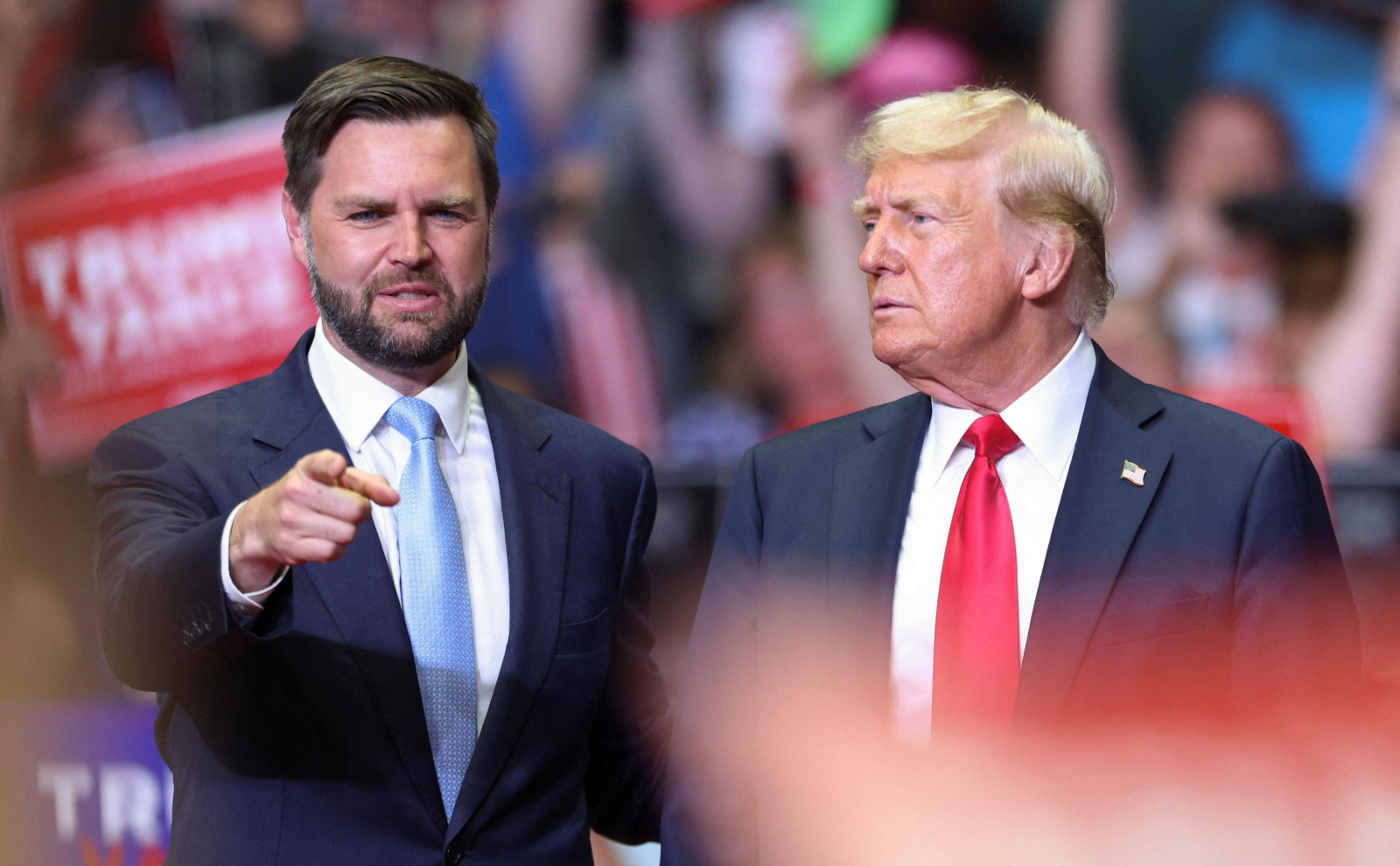 Дональд Трамп и Джей Ди Вэнс