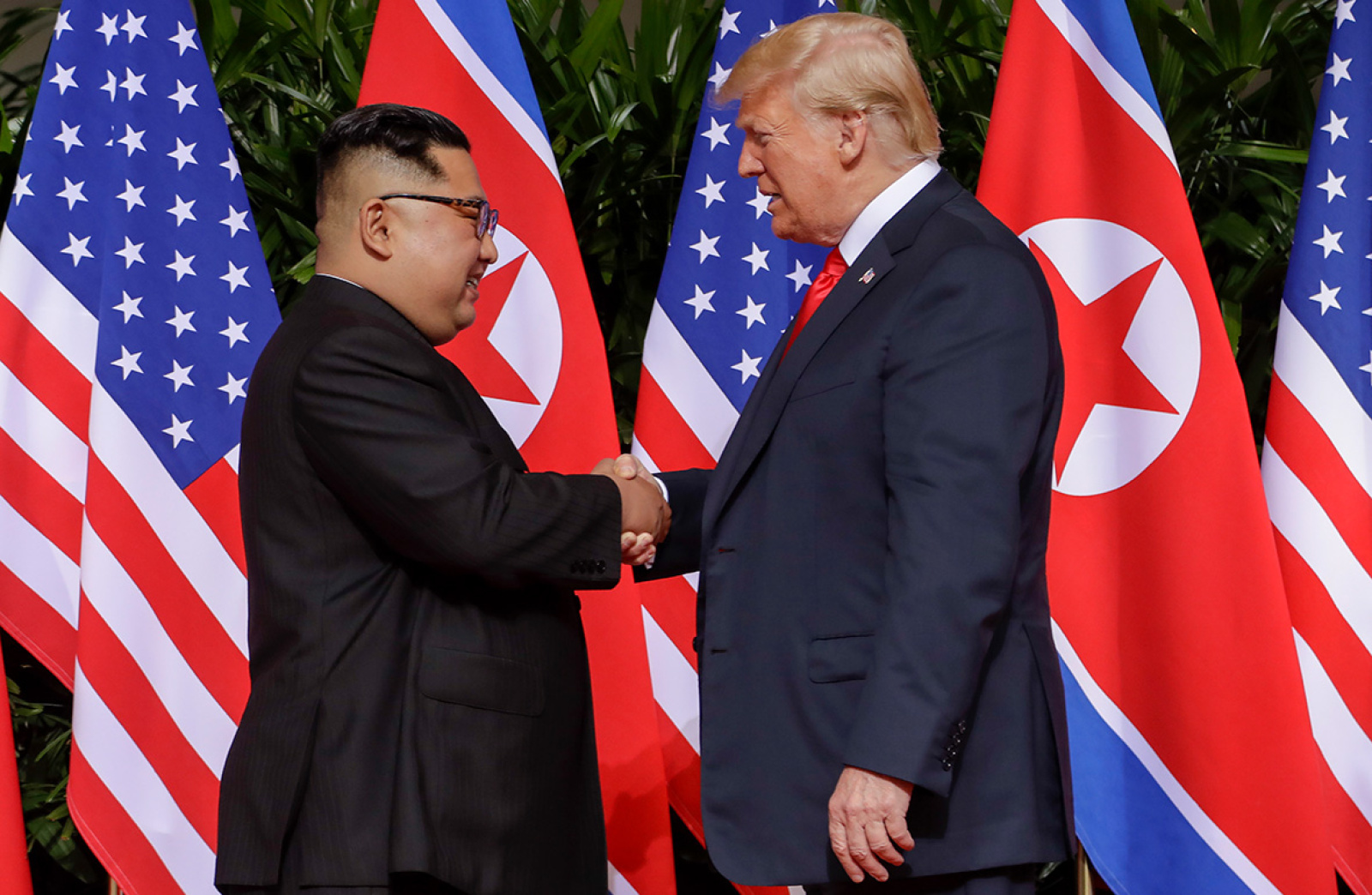 Трамп и Ким Чен Ын