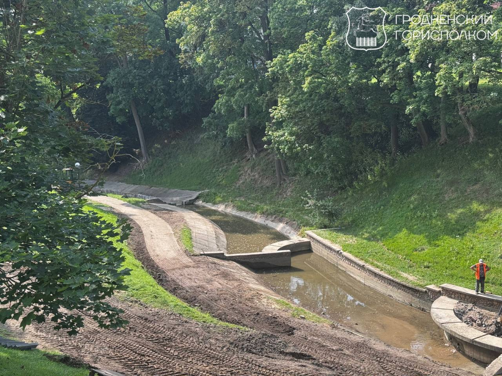 В Гродно продолжают устранять последствия сильного ливня