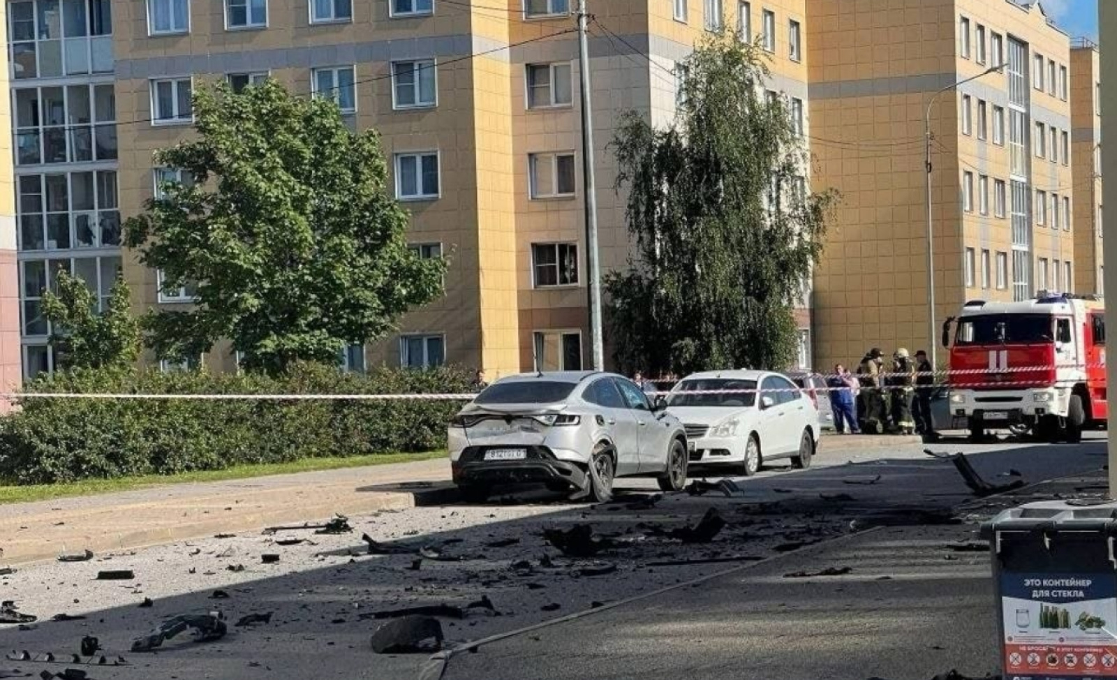 Военнослужащий погиб при возгорании автомобиля в Санкт-Петербурге