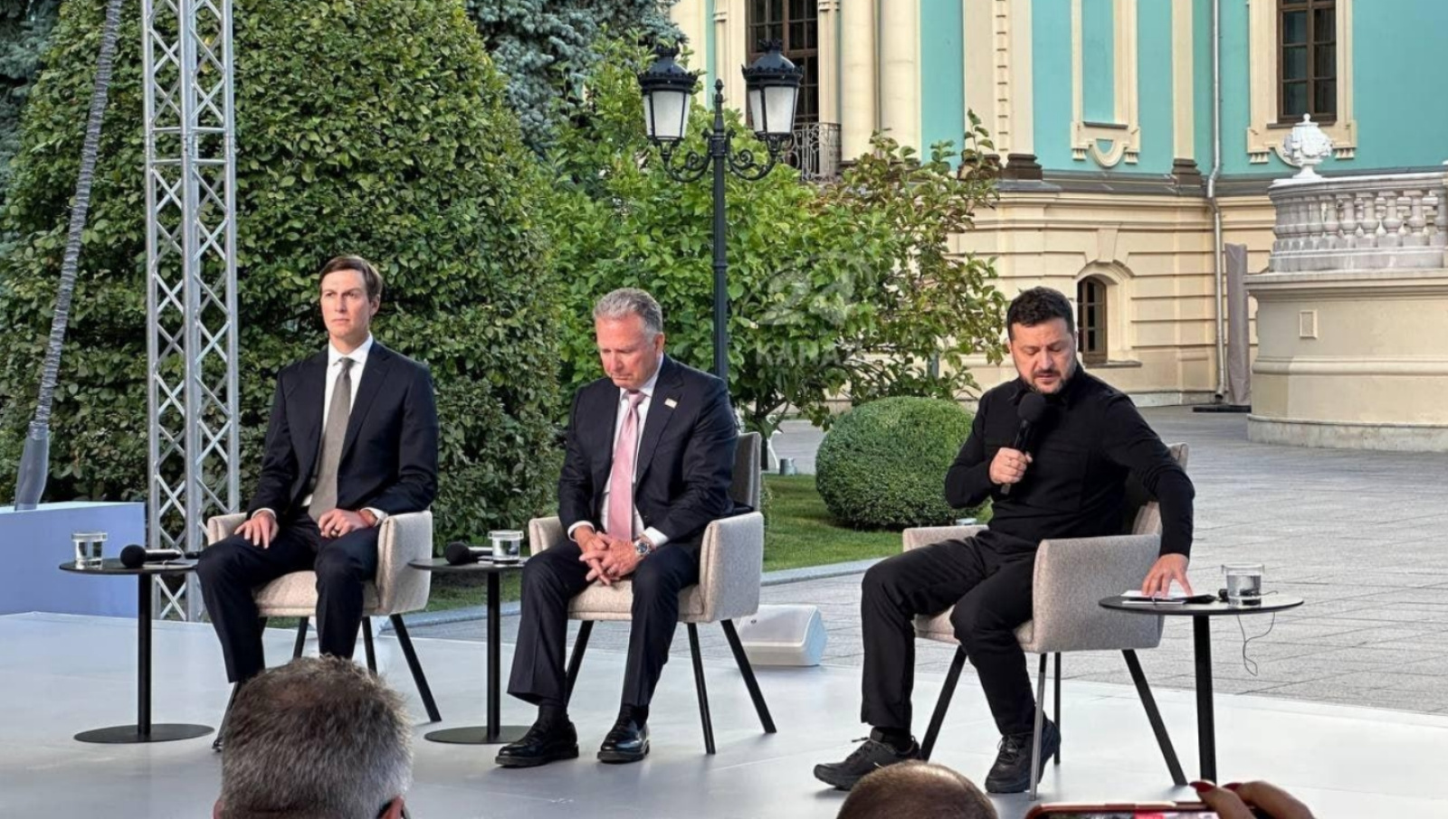 Джаред Кушнер, Стив Уиткофф и Владимир Зеленский