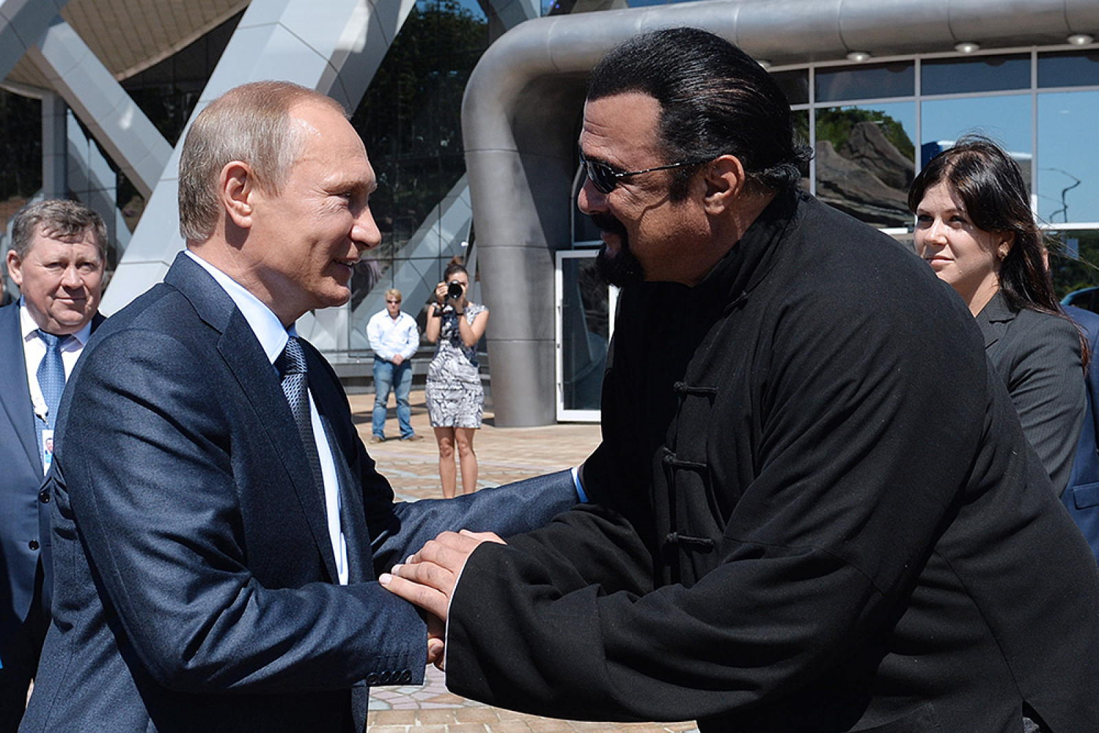 Владимир Путин и Стивен Сигал