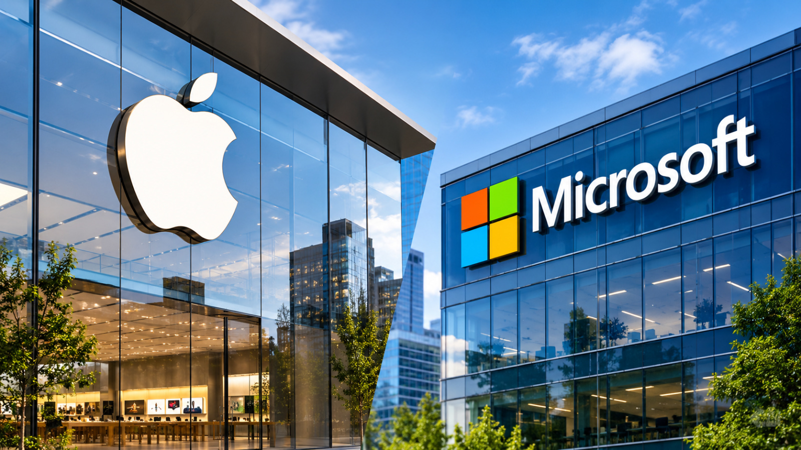 Американские корпорации Apple и Microsoft