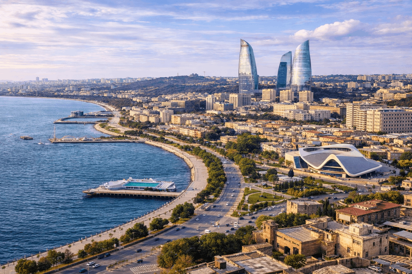 Баку, столица Азербайджана