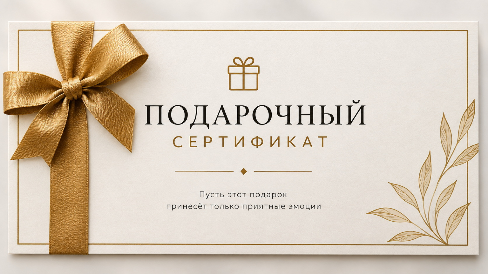 Подарочный сертификат
