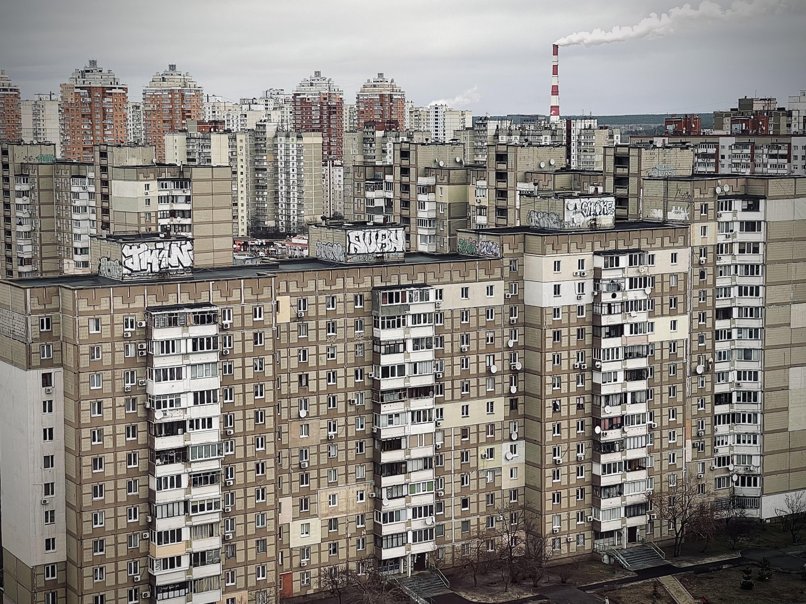 Спальный район Киева